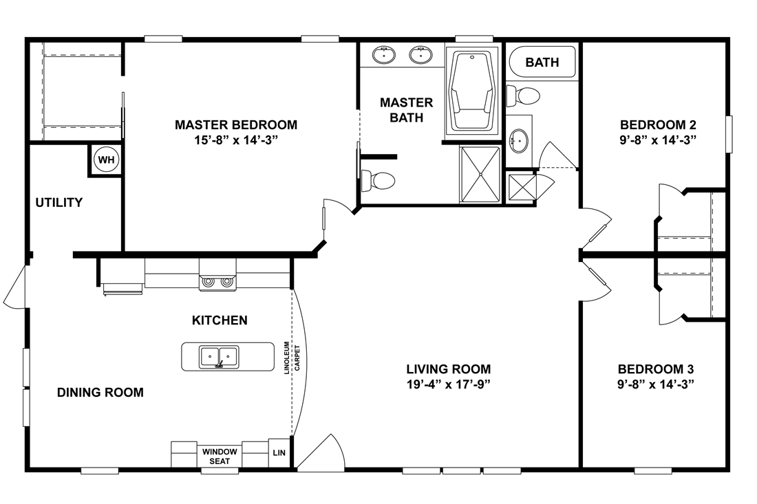The 2906 HERITAGE Floor Plan