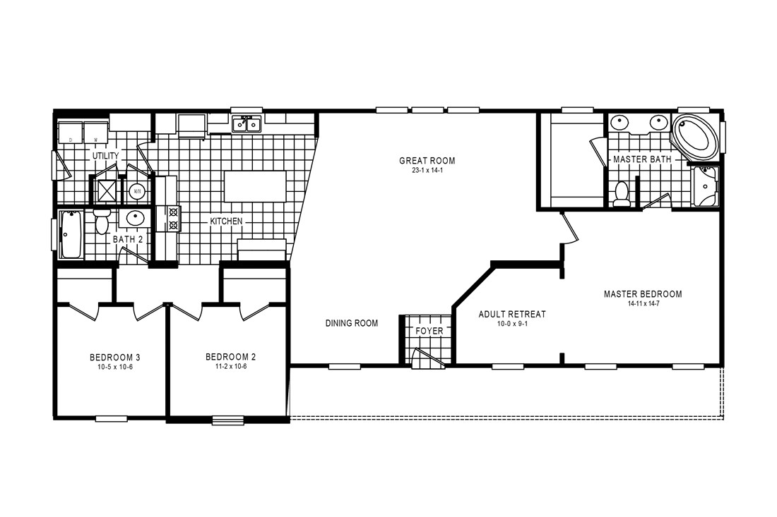 The 2909 HERITAGE Floor Plan